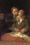 Francisco Goya Self-Portrait with Dr Arrieta Germany oil painting artist
